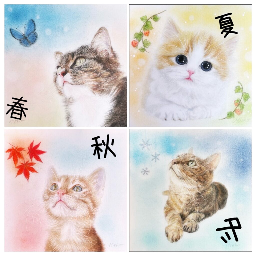 猫春夏秋冬